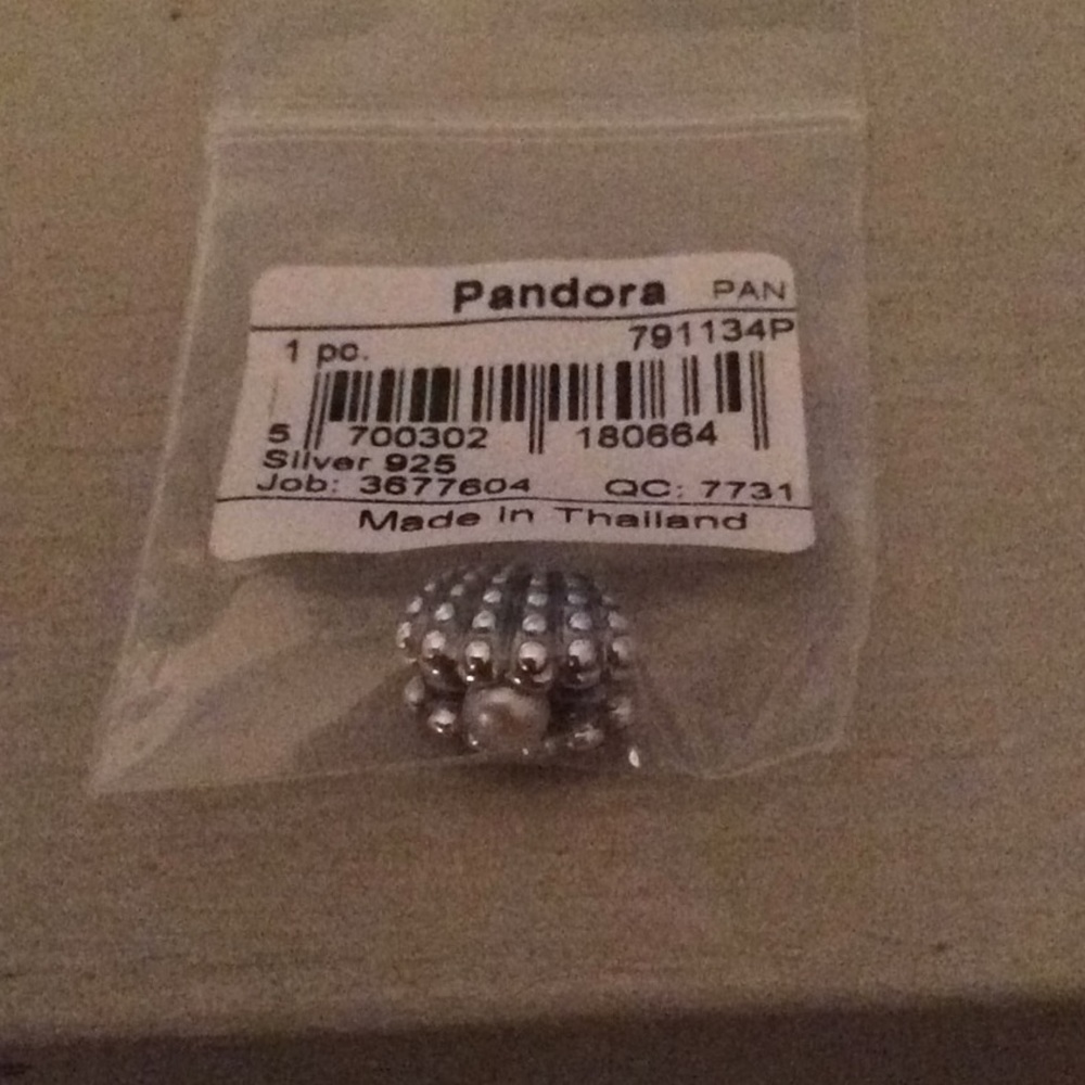 Pandora pearl one of a kind charm